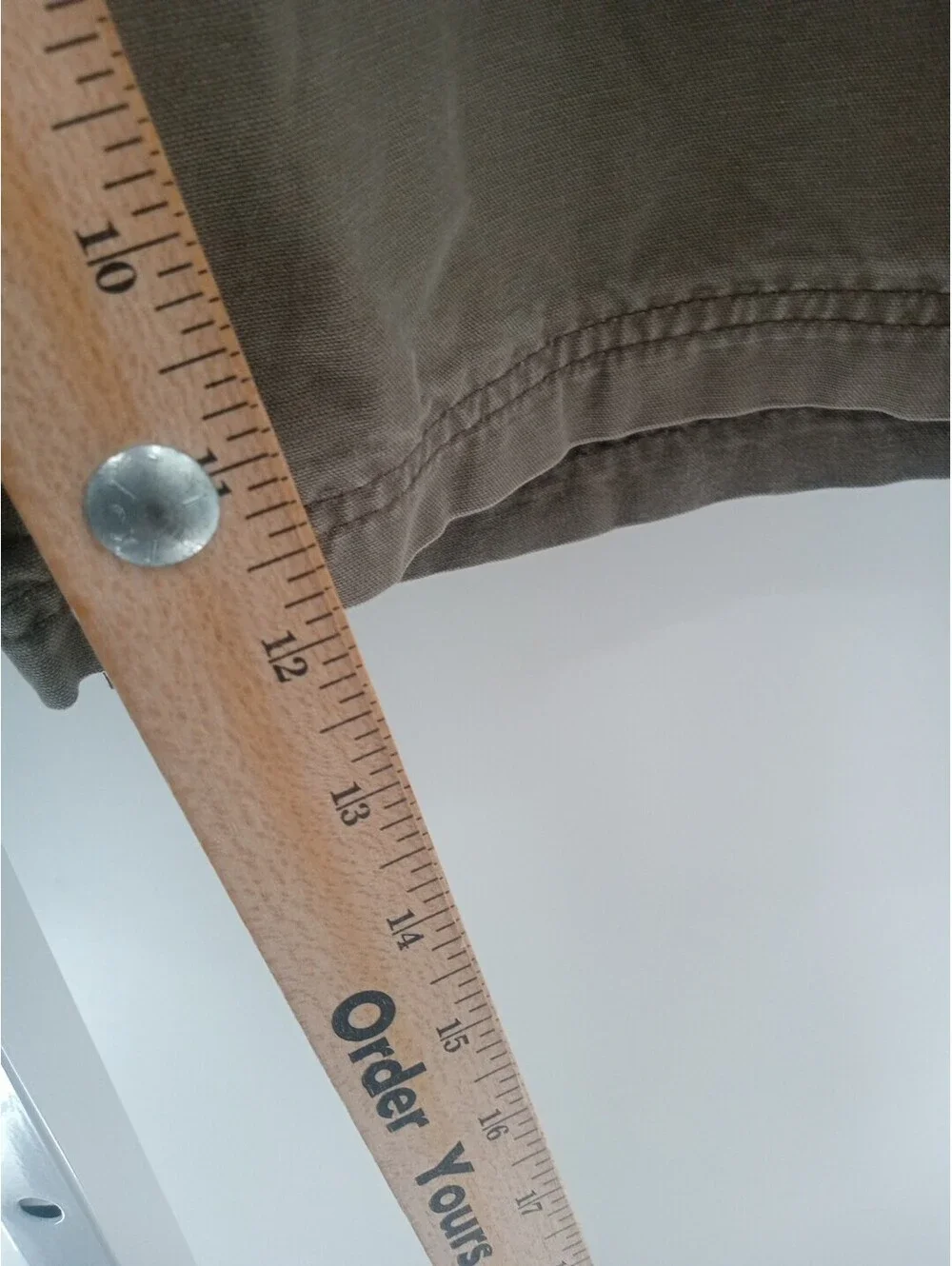 Carhartt Carpenter Shorts Mens 40 Tan Canvas Utility Workwear Outdoor Hiking